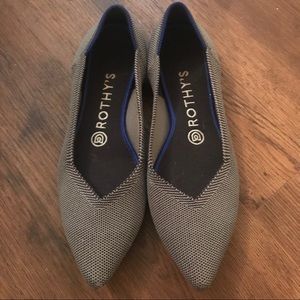 Rothy’s Cloud Gray Birdseye Points
